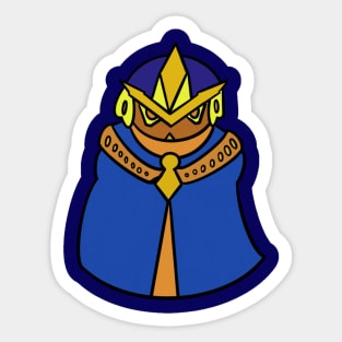 Chibi Robot King Sticker